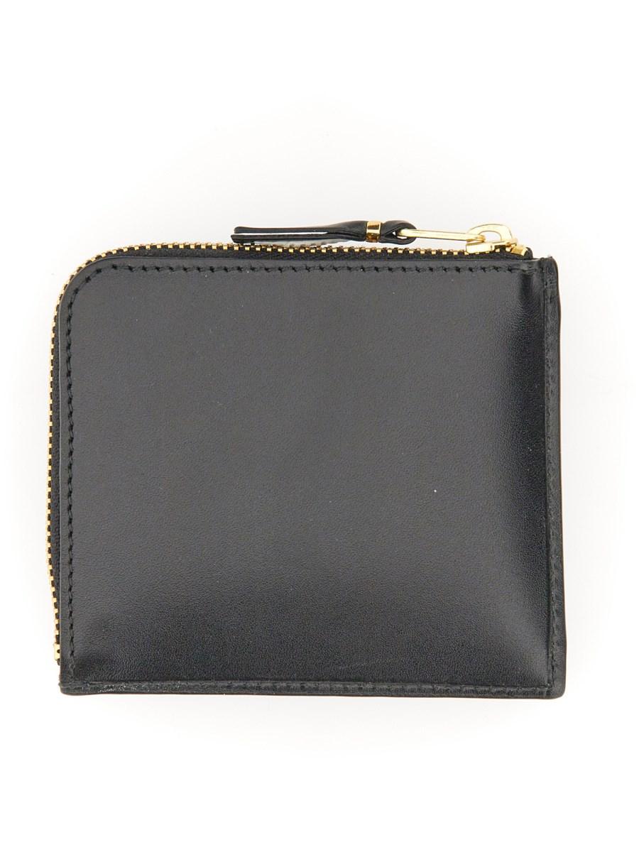COMME DES GARCONS WALLET PORTAFOGLIO IN PELLE CON ZIP Super Saving Price