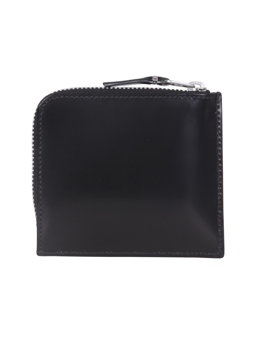COMME DES GARCONS WALLET PORTAFOGLIO IN PELLE CON DETTAGLIO MIRRORING Ritorno libero