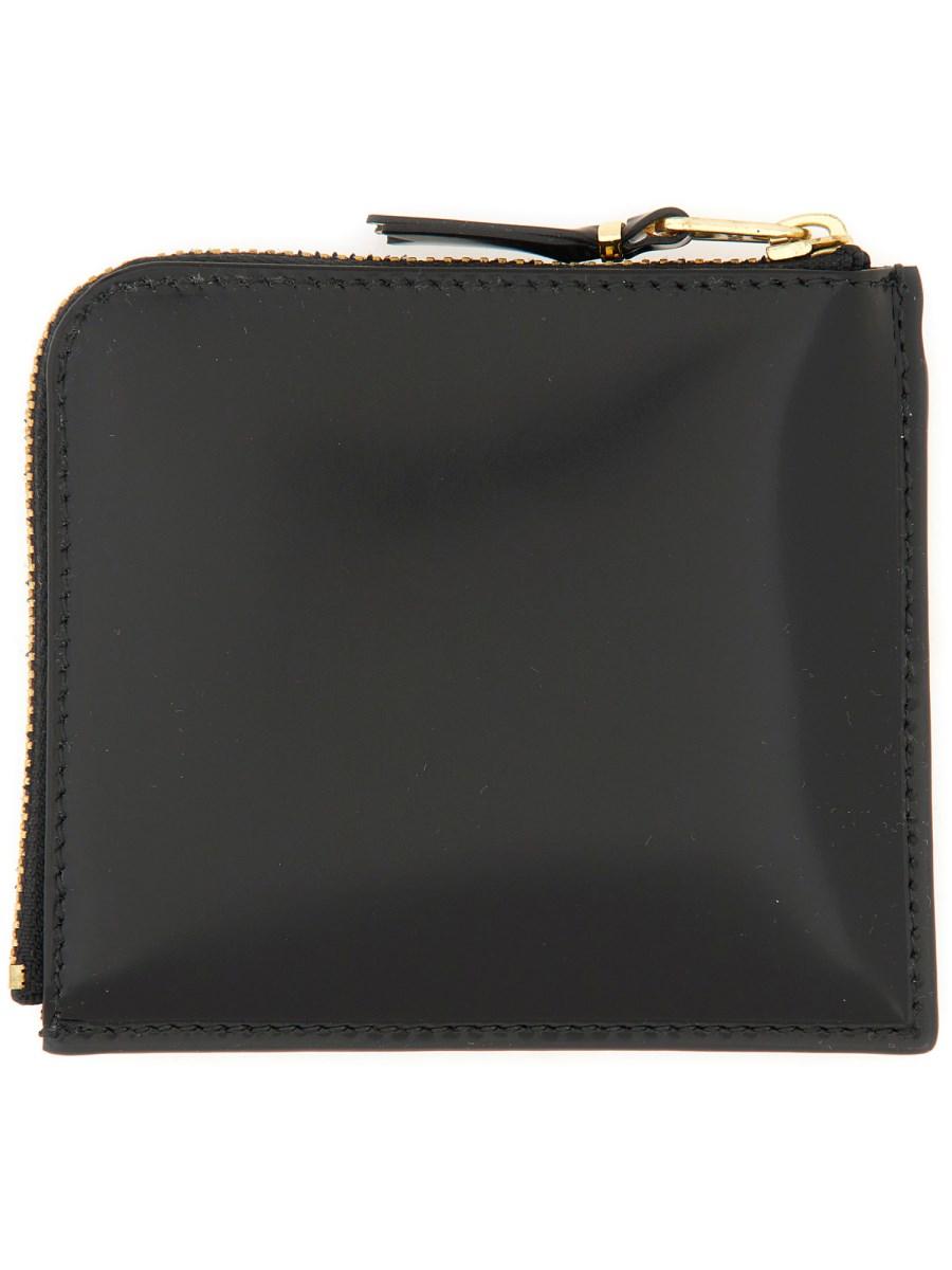 COMME DES GARCONS WALLET PORTAFOGLIO IN PELLE CON DETTAGLIO MIRRORING Rilascio limitato