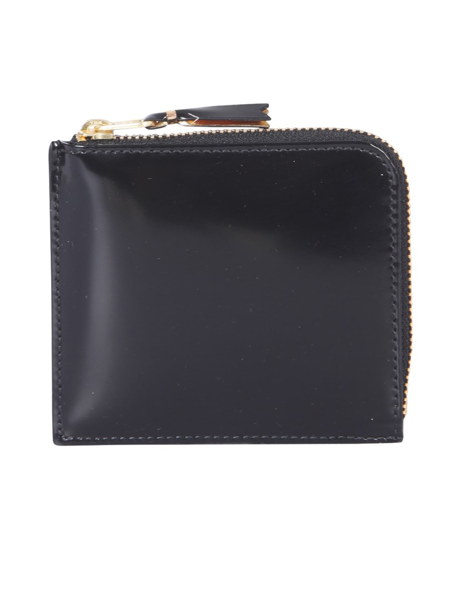 COMME DES GARCONS WALLET PORTAFOGLIO IN PELLE CON DETTAGLIO MIRRORING Rilascio limitato
