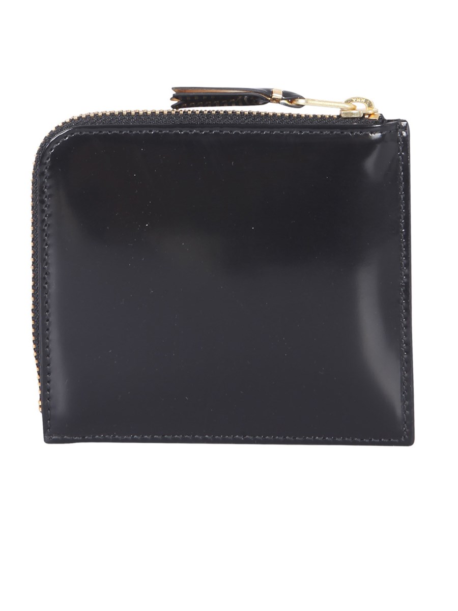 COMME DES GARCONS WALLET PORTAFOGLIO IN PELLE CON DETTAGLIO MIRRORING Rilascio limitato