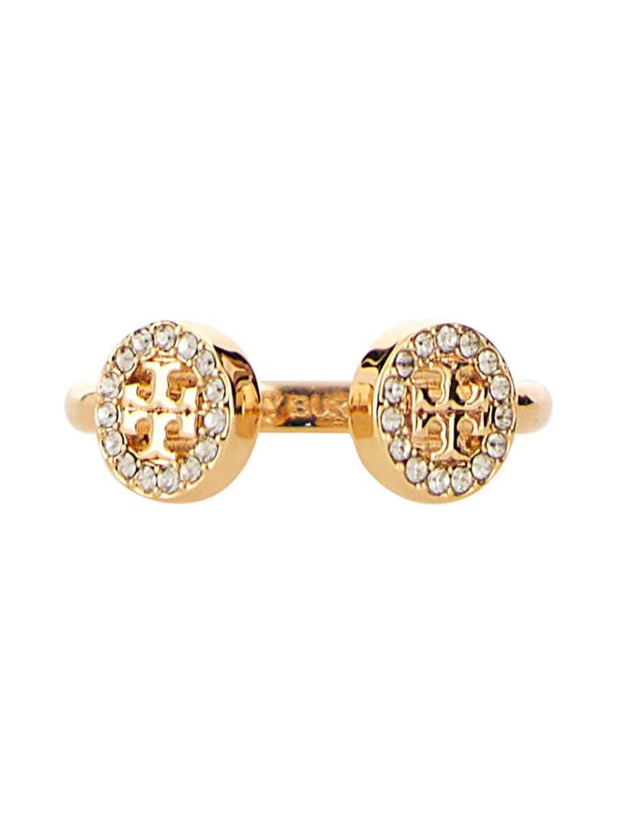 TORY BURCH ANELLO APERTO "MILLER" CON PAVÉ 50% di sconto con spedizione gratuita