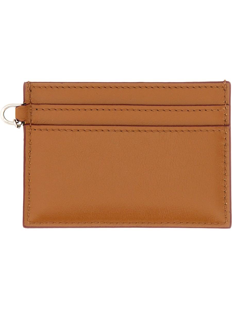 ALEXANDER McQUEEN PORTACARTE SLING IN PELLE 2025