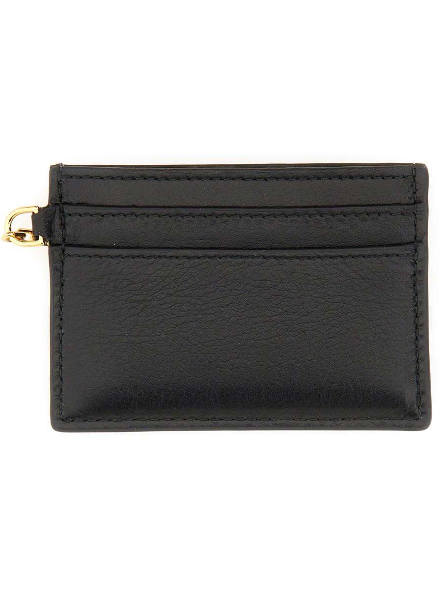 ALEXANDER McQUEEN PORTACARTE SLING IN PELLE Italy