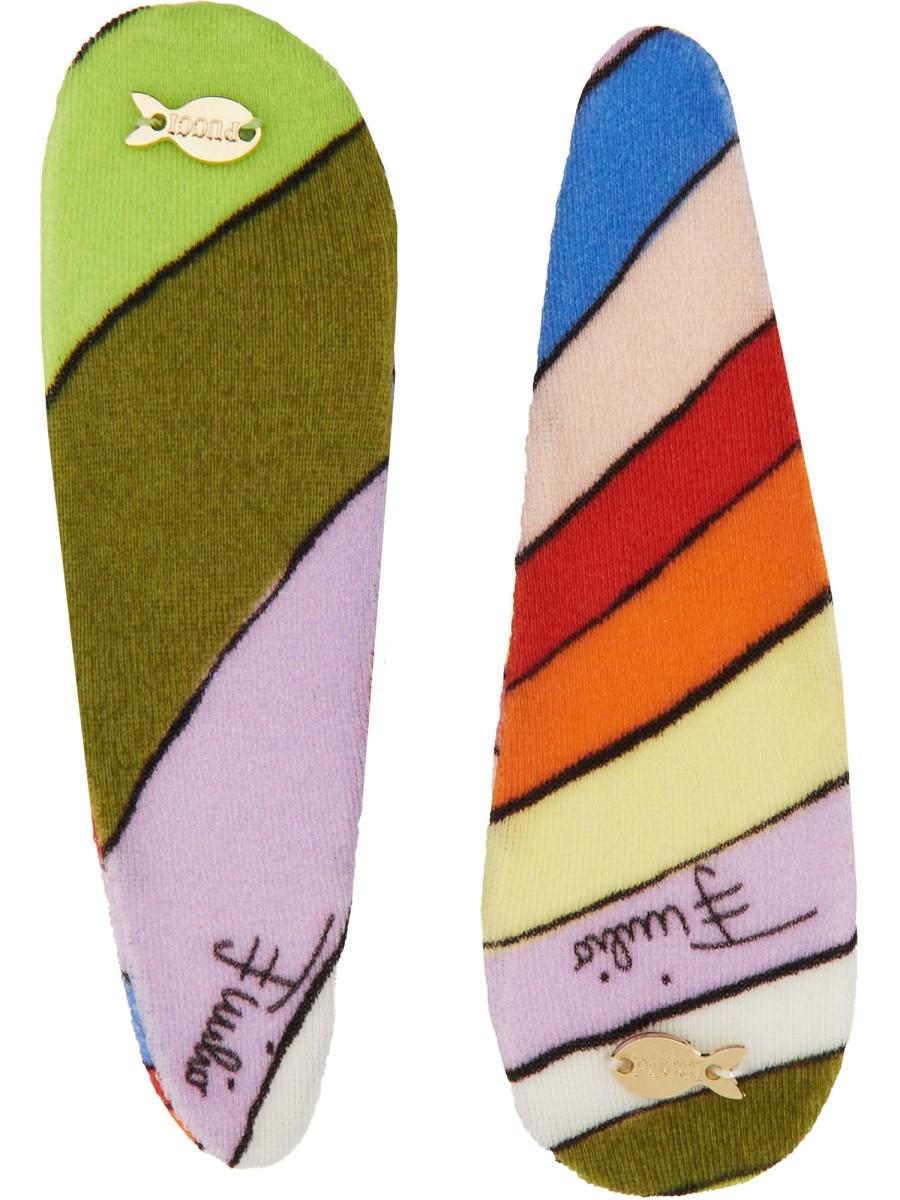 PUCCI FERMAGLIO CON STAMPA IRIDE Italia