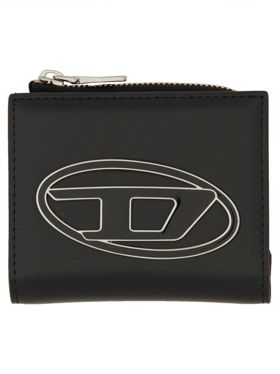 DIESEL PORTA CARTE IN PELLE CON LOGO Qualità Garantita