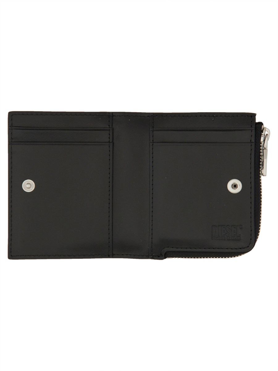 DIESEL PORTA CARTE IN PELLE CON LOGO Qualità Garantita