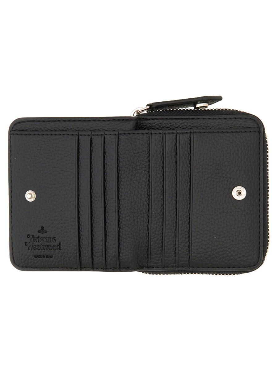 VIVIENNE WESTWOOD PORTAFOGLIO MEDIUM CON ZIP Prezzo Ridotto