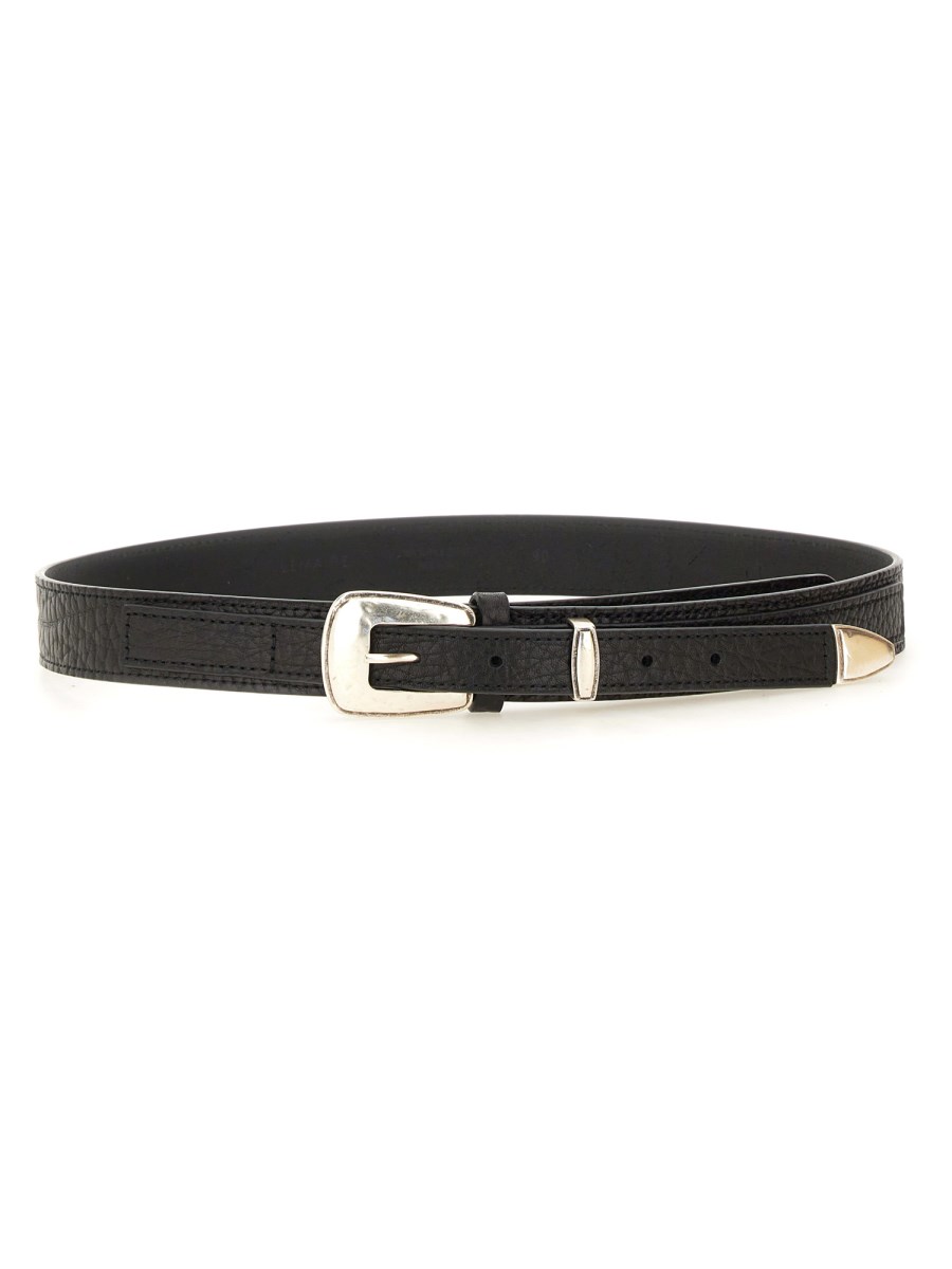 LEMAIRE CINTURA MINIMAL WESTERN IN PELLE Moda
