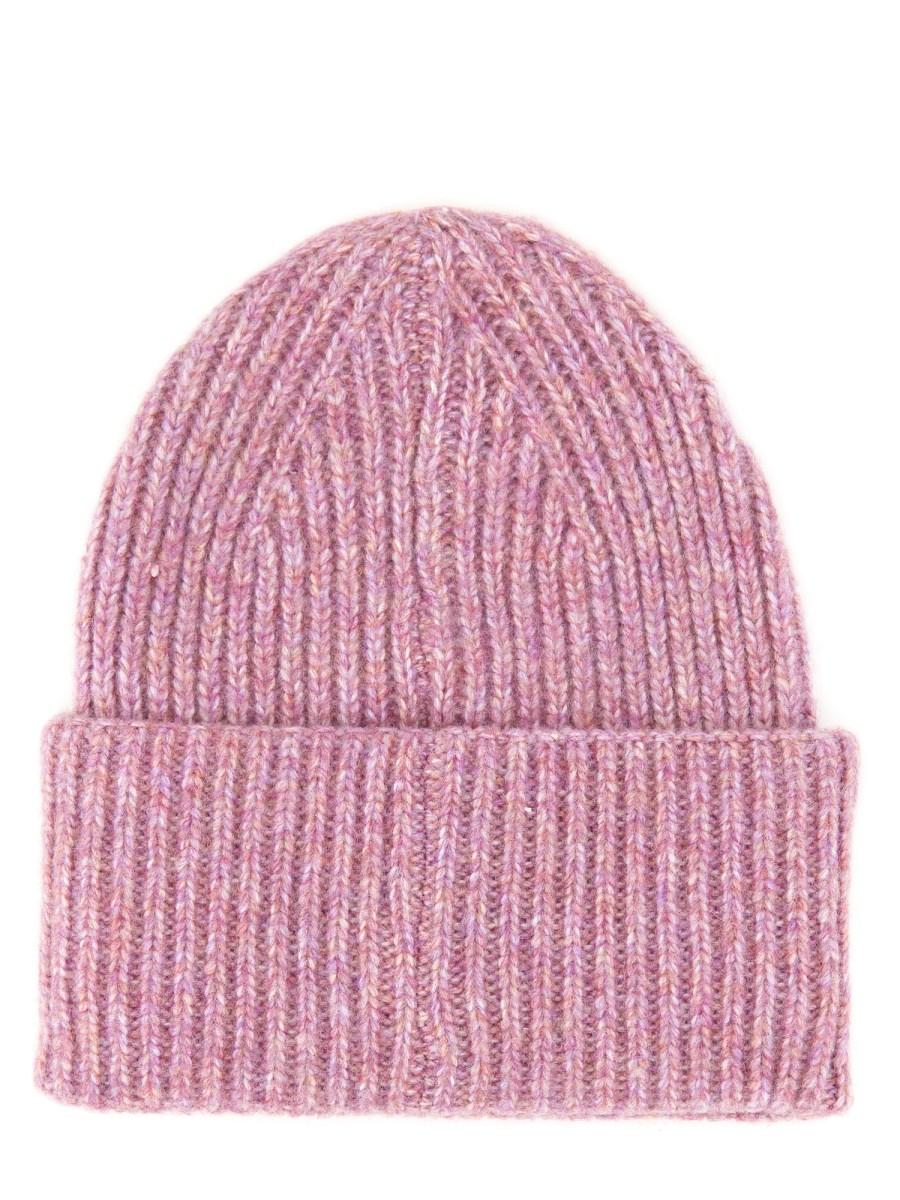 AMISH CAPPELLO BEANIE IN MISTO LANA CON LOGO Sconto di tempo limitato