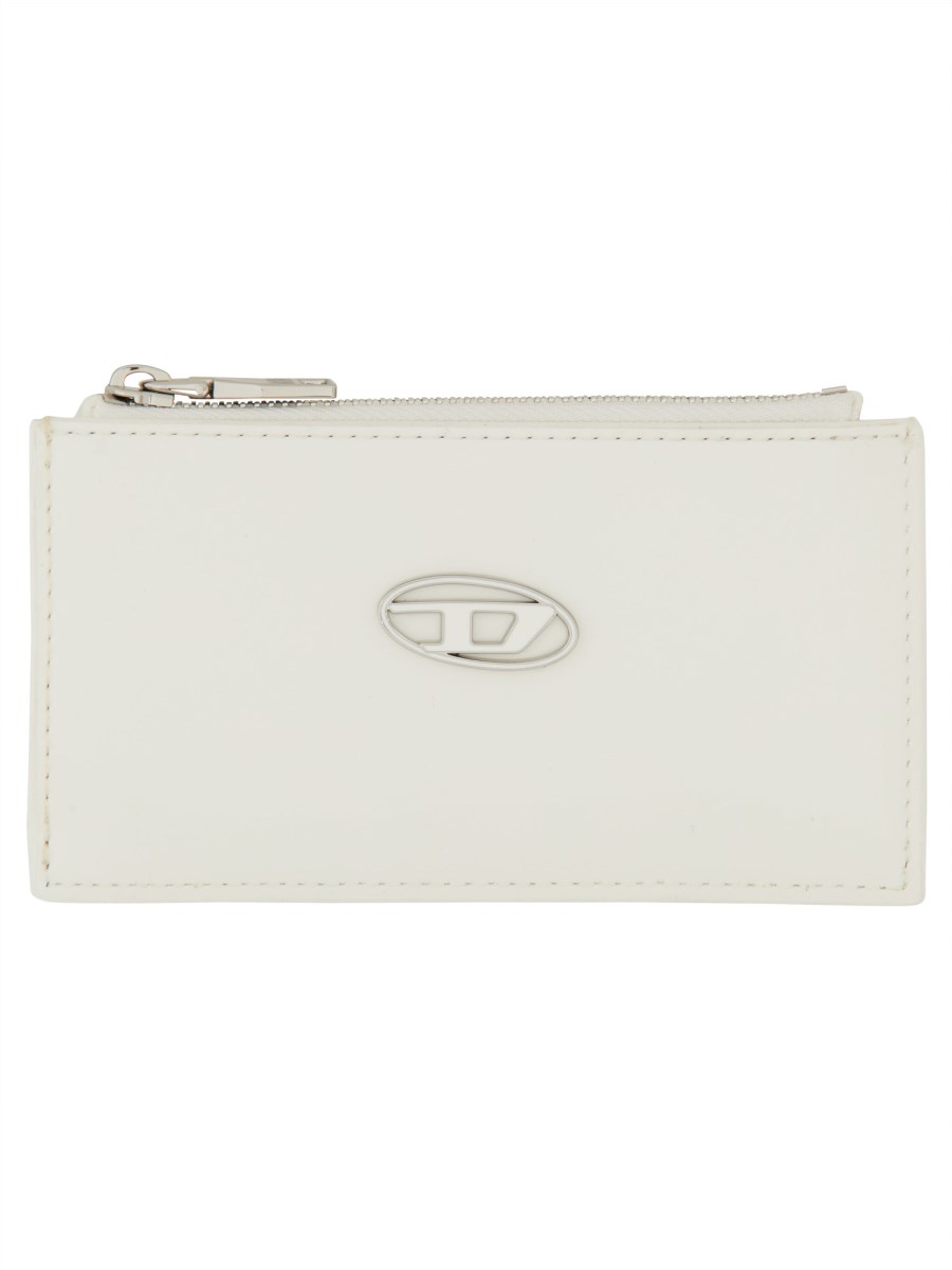 DIESEL PORTACARTE CON LOGO Grande vendita