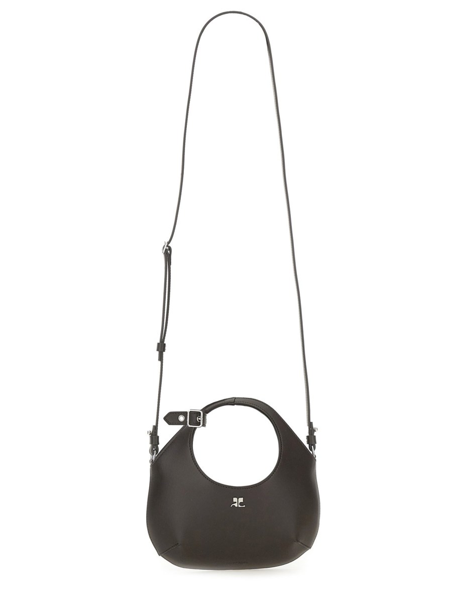 COURREGES BORSA "HOLY" MINI IN PELLE Vendita calda