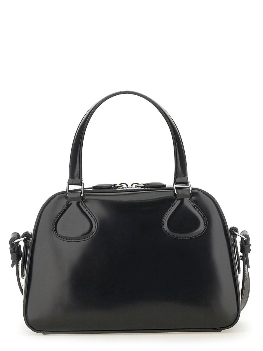 COURREGES BORSA IN PELLE CON BORCHIE Offerta migliore