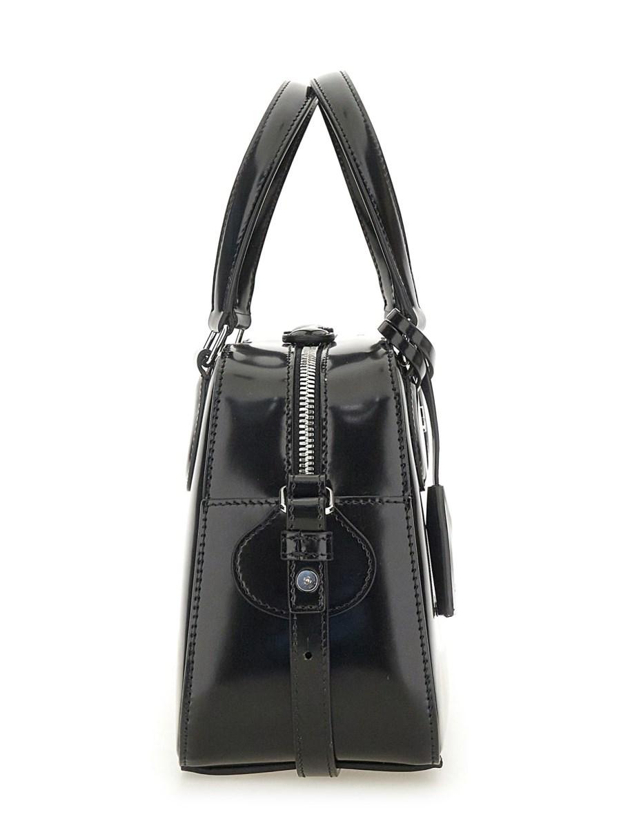 COURREGES BORSA IN PELLE CON BORCHIE Offerta migliore