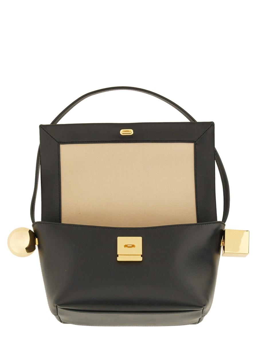 JACQUEMUS BORSA A SPALLA "ROND CARRÈ" Bestseller