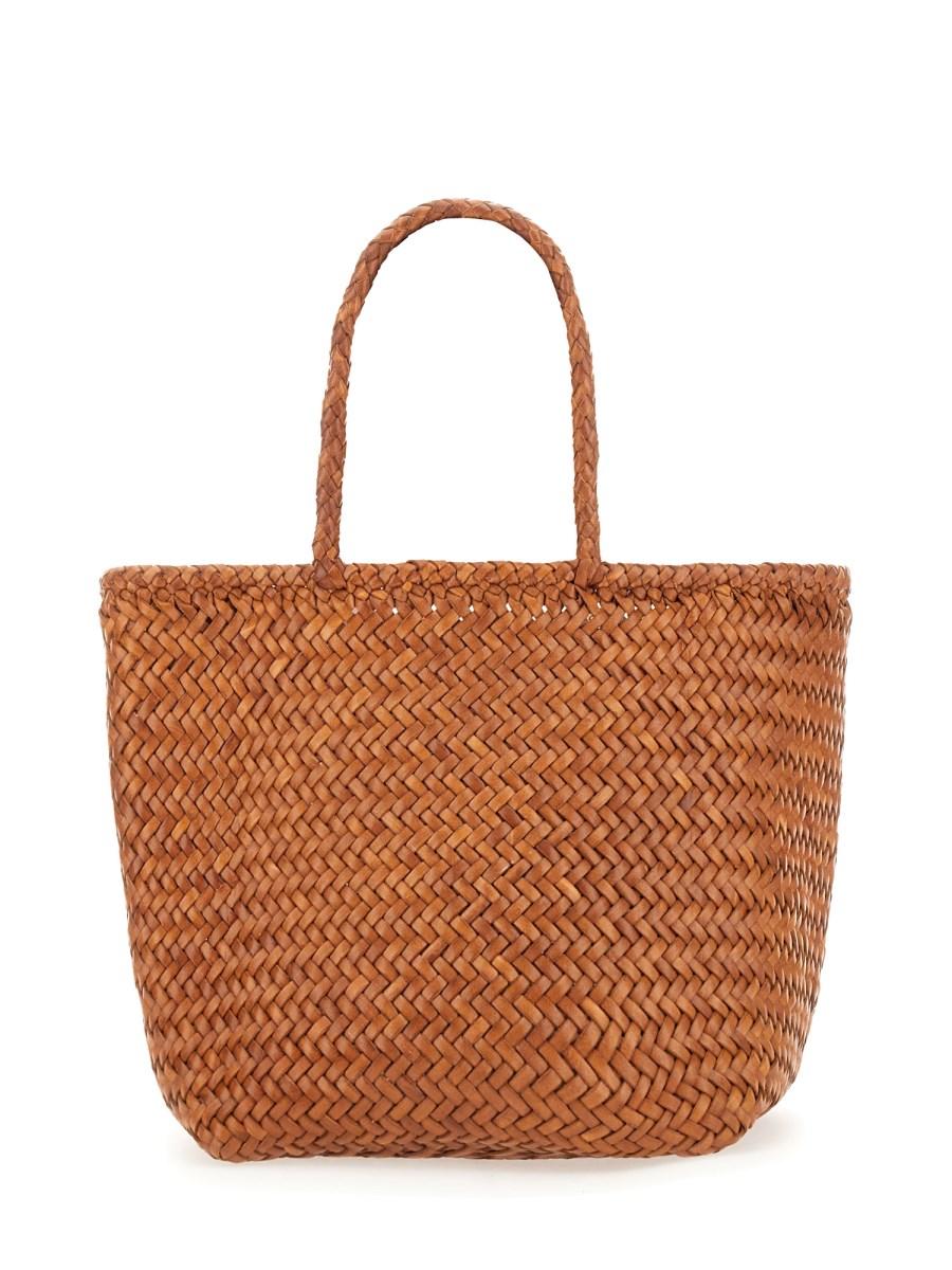 DRAGON DIFFUSION BORSA BASKET GRACE SMALLIN PELLE