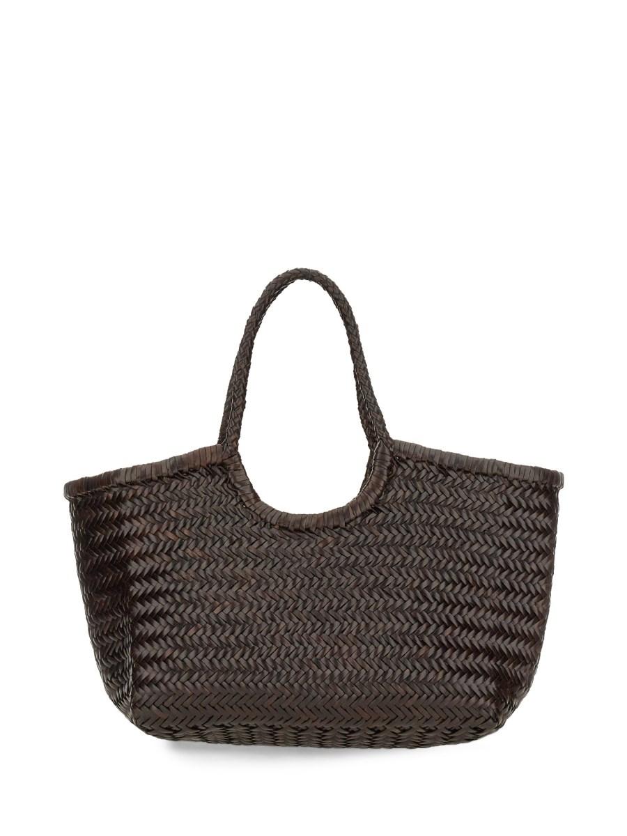 DRAGON DIFFUSION BORSA NANTUCKET BIG IN PELLE INTRECCIATA Enormi risparmi