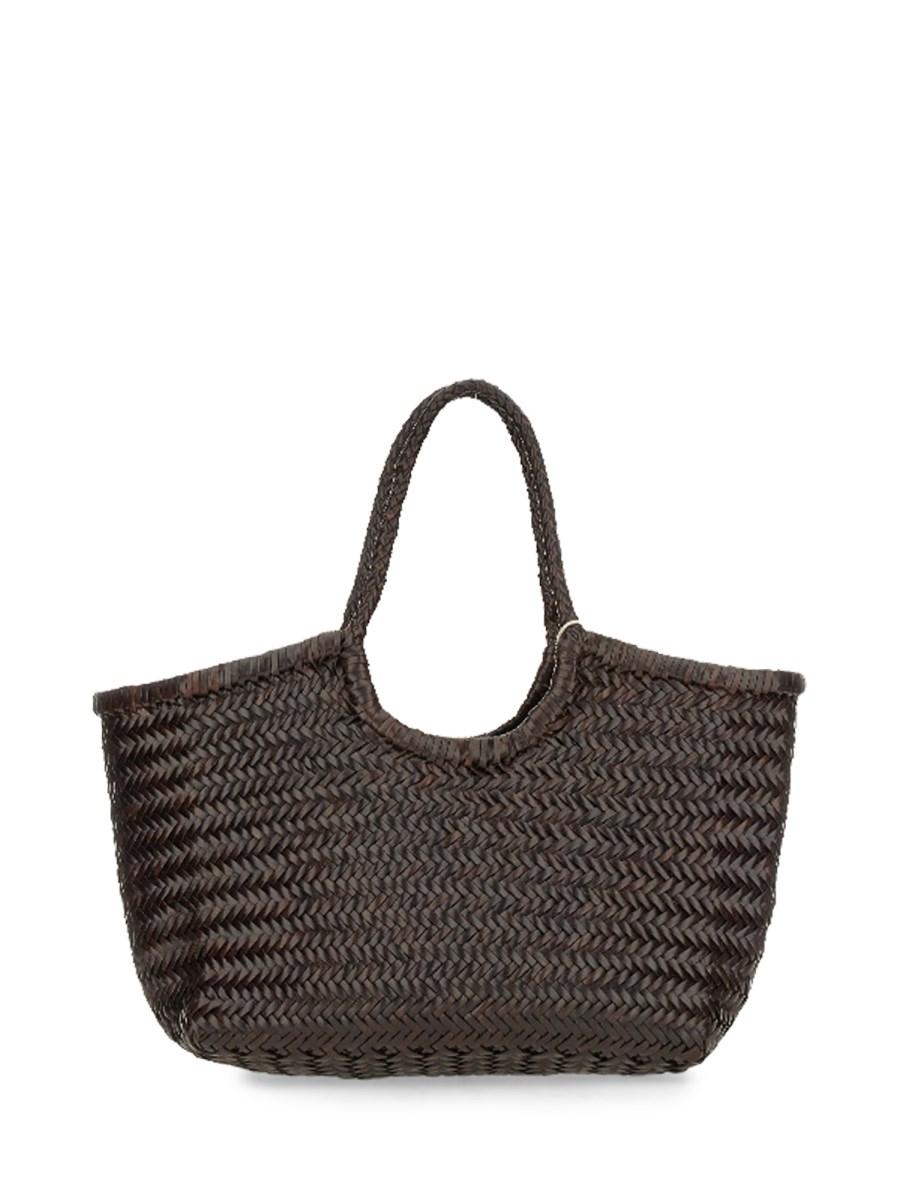 DRAGON DIFFUSION BORSA NANTUCKET BIG IN PELLE INTRECCIATA Enormi risparmi