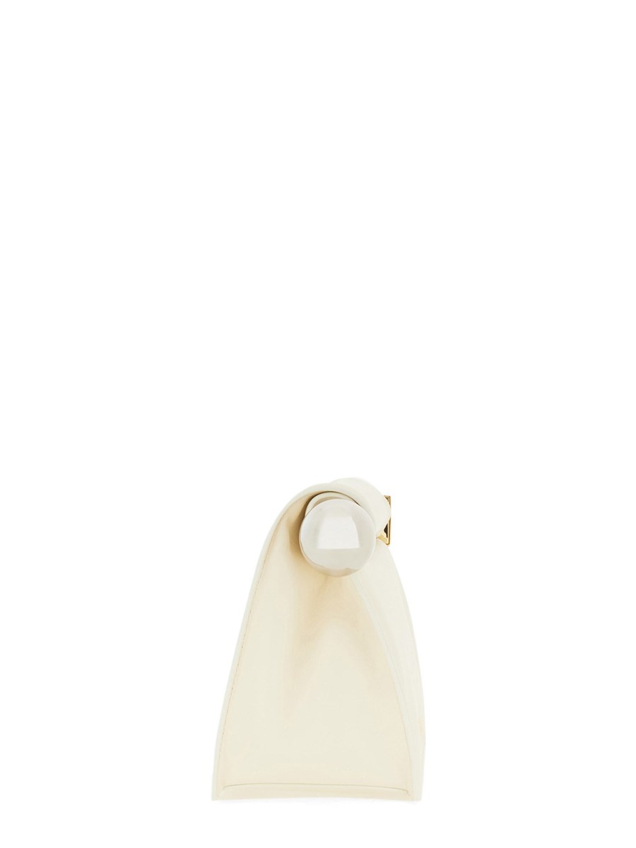JACQUEMUS POCHETTE "ROND CARRÉ" IN PELLE Only for today