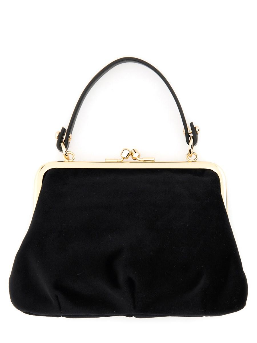 VIVIENNE WESTWOOD BORSA GRANNY FARME IN VELLUTO In vendita