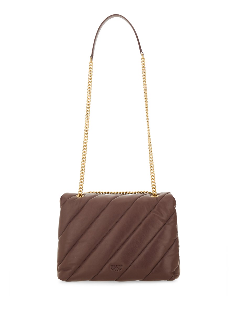 PINKO BORSA BIG LOVE IN PELLE PUFF MAXI QUILT Italy