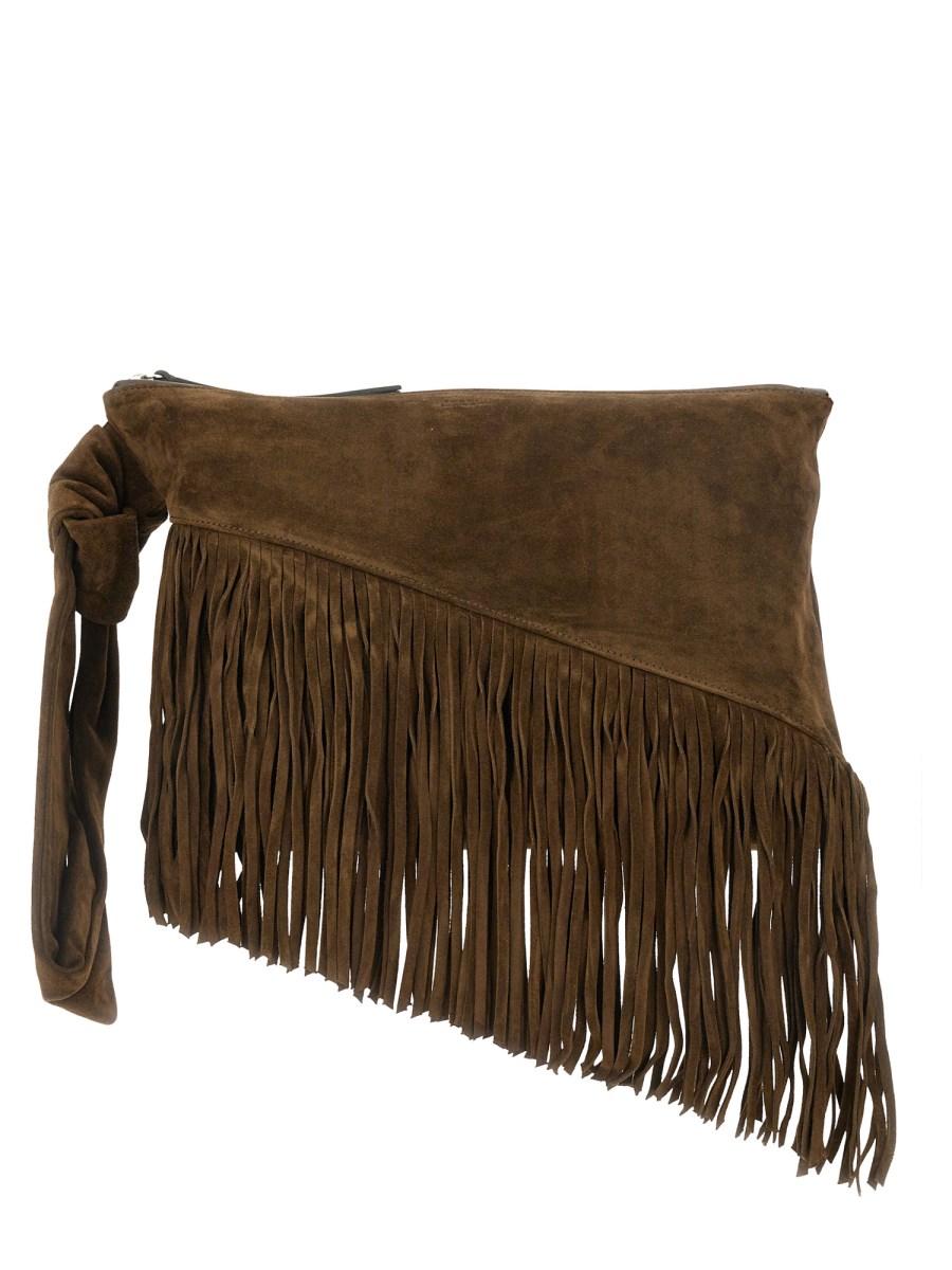 ISABEL MARANT POCHETTE FARO IN PELLE Qualità