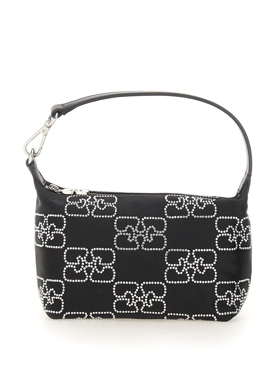GANNI BORSA "BUTTERFLY" SMALL IN SATIN SPARKLE Shopping Online