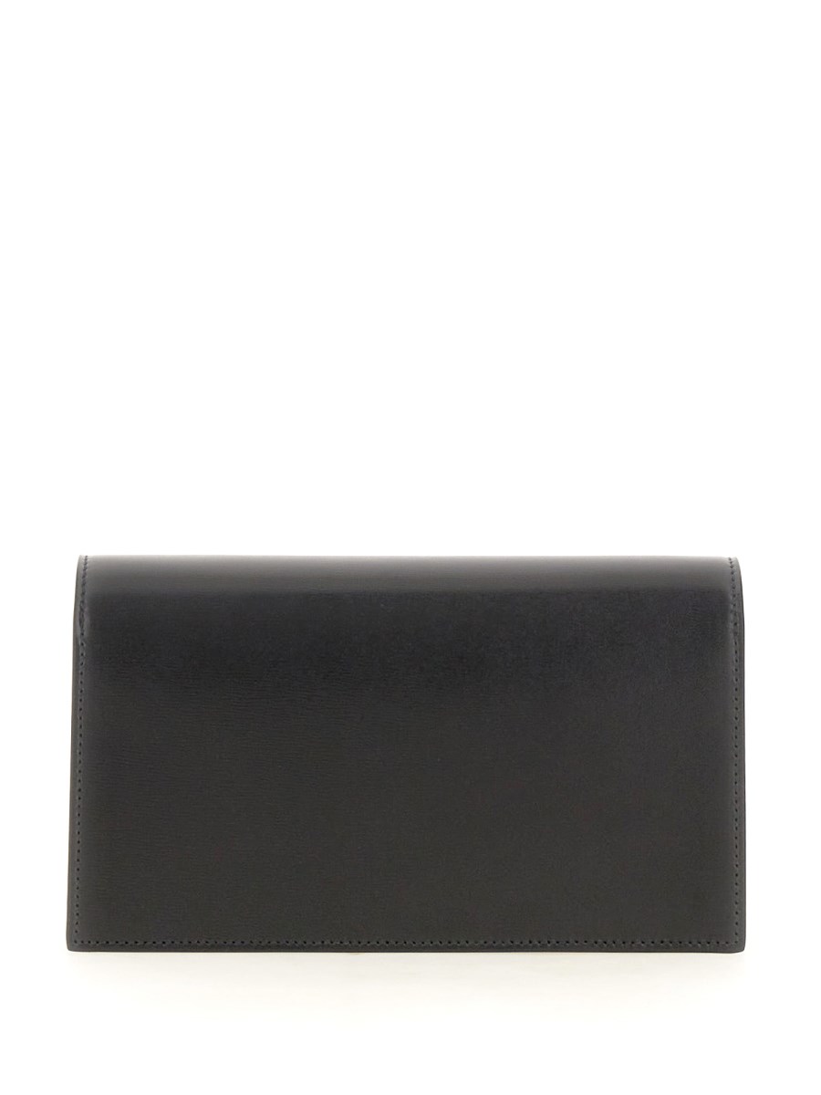 FERRAGAMO MINI BAG DOPPIO GANCINI IN PELLE Economico