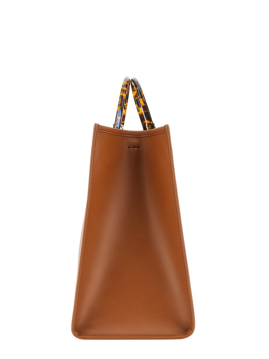 FENDI BORSA SHOPPER SUNSHINE MEDIUM IN PELLE CON STAMPA LOGO Hotsell