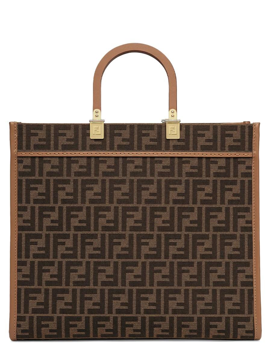 FENDI BORSA SUNSHINE MEDIUM IN TESSUTO FF Vendita Economica