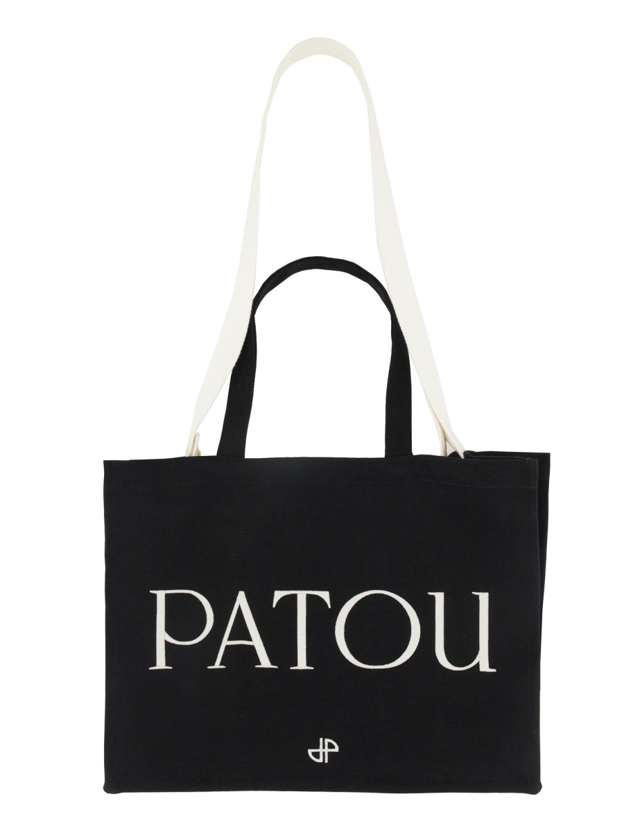 PATOU BORSA TOTE PATOU LARGE IN COTONE In Saldo