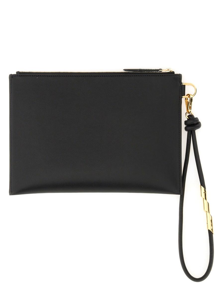 LANVIN CLUTCH IN PELLE Spedizione gratuita