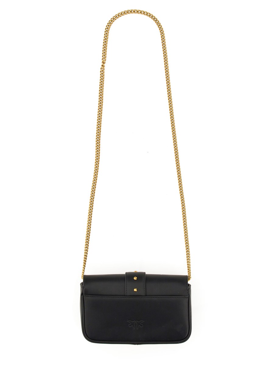 PINKO BORSA POCKET LOVE ONE IN PELLE Comprare a buon mercato