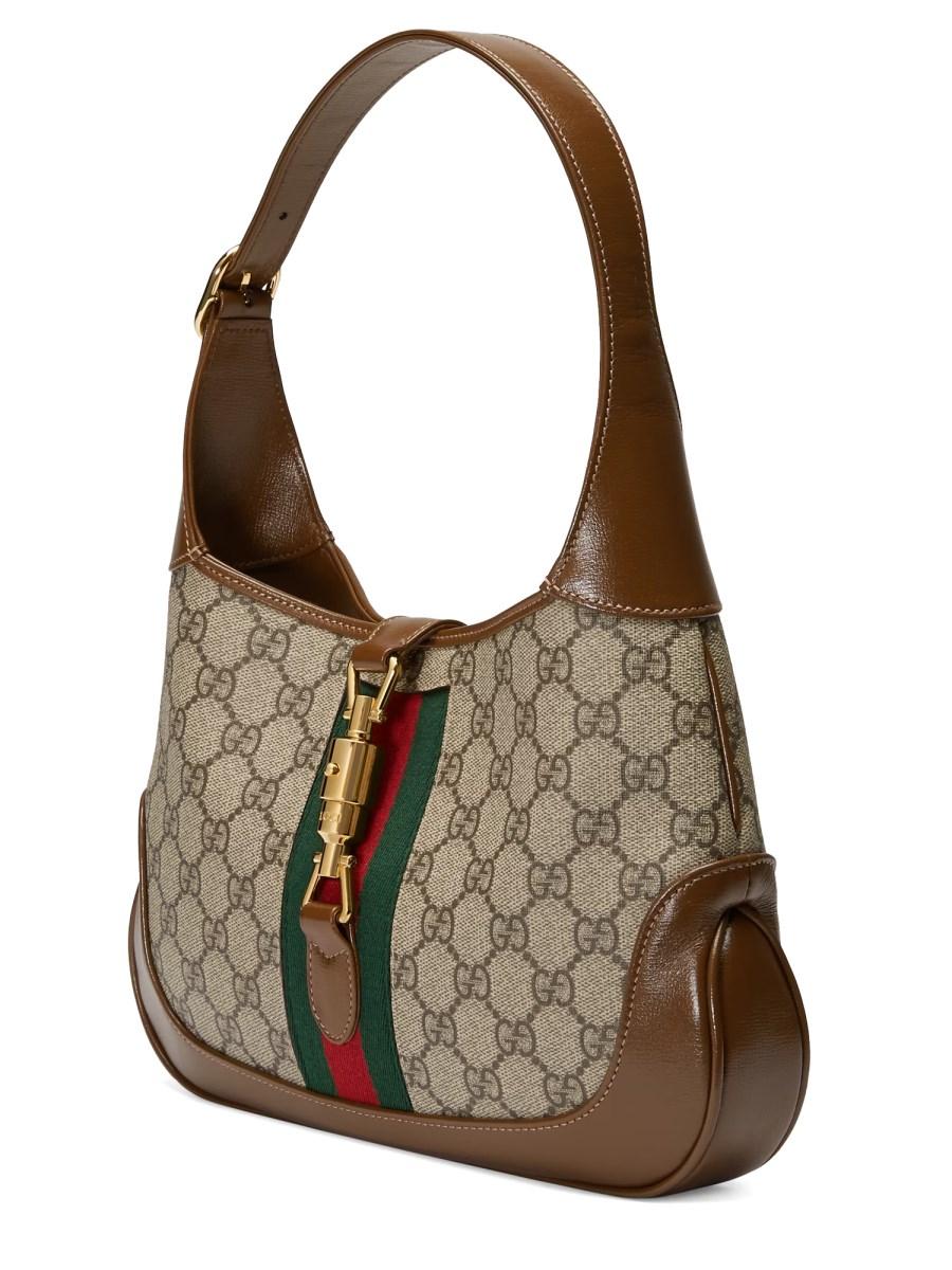 GUCCI BORSA A SPALLA JACKIE 1961 SMALL IN TESSUTO GG SUPREME Smaltimento dello stoccaggio