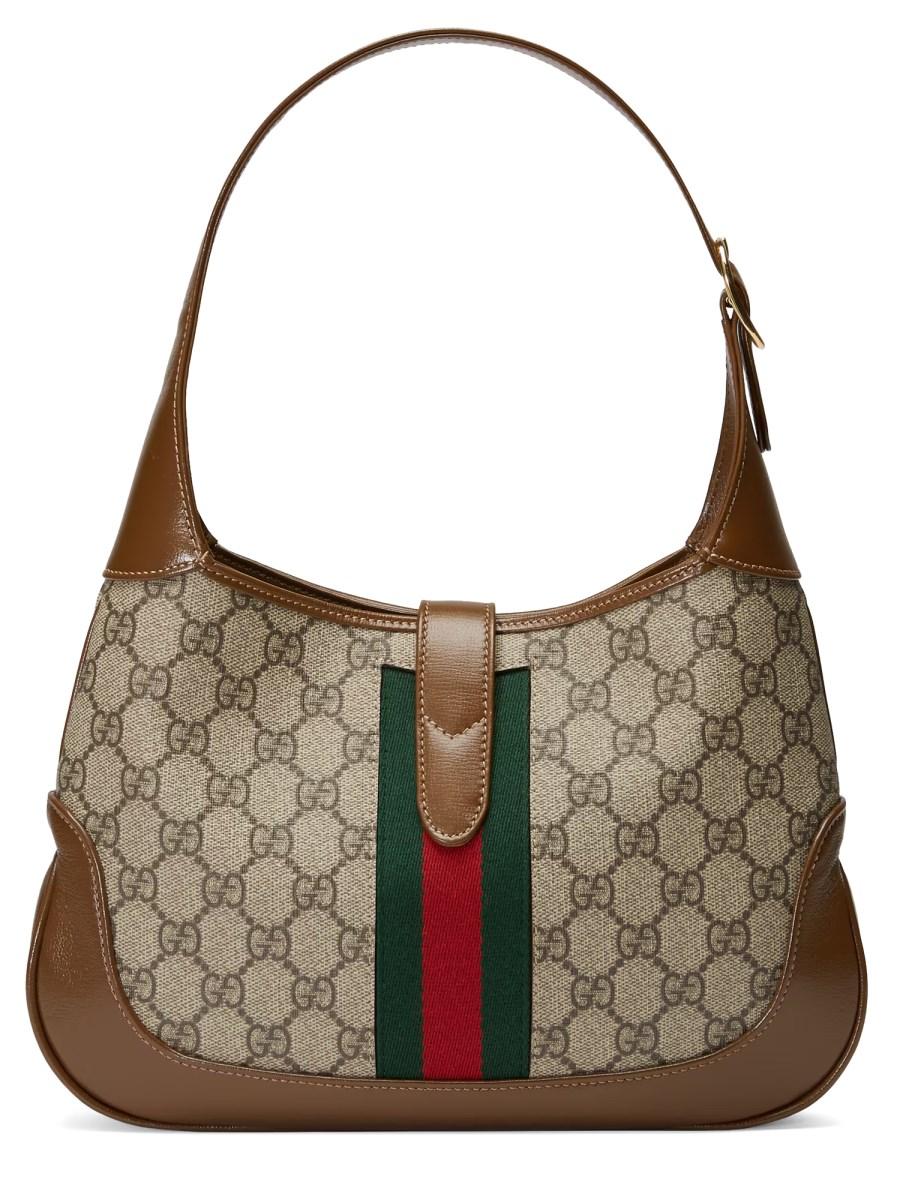 GUCCI BORSA A SPALLA JACKIE 1961 SMALL IN TESSUTO GG SUPREME Smaltimento dello stoccaggio