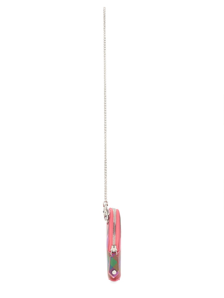 VIVIENNE WESTWOOD BORSA "HEART" TARTAN CANDY CON CATENA Online Outlet