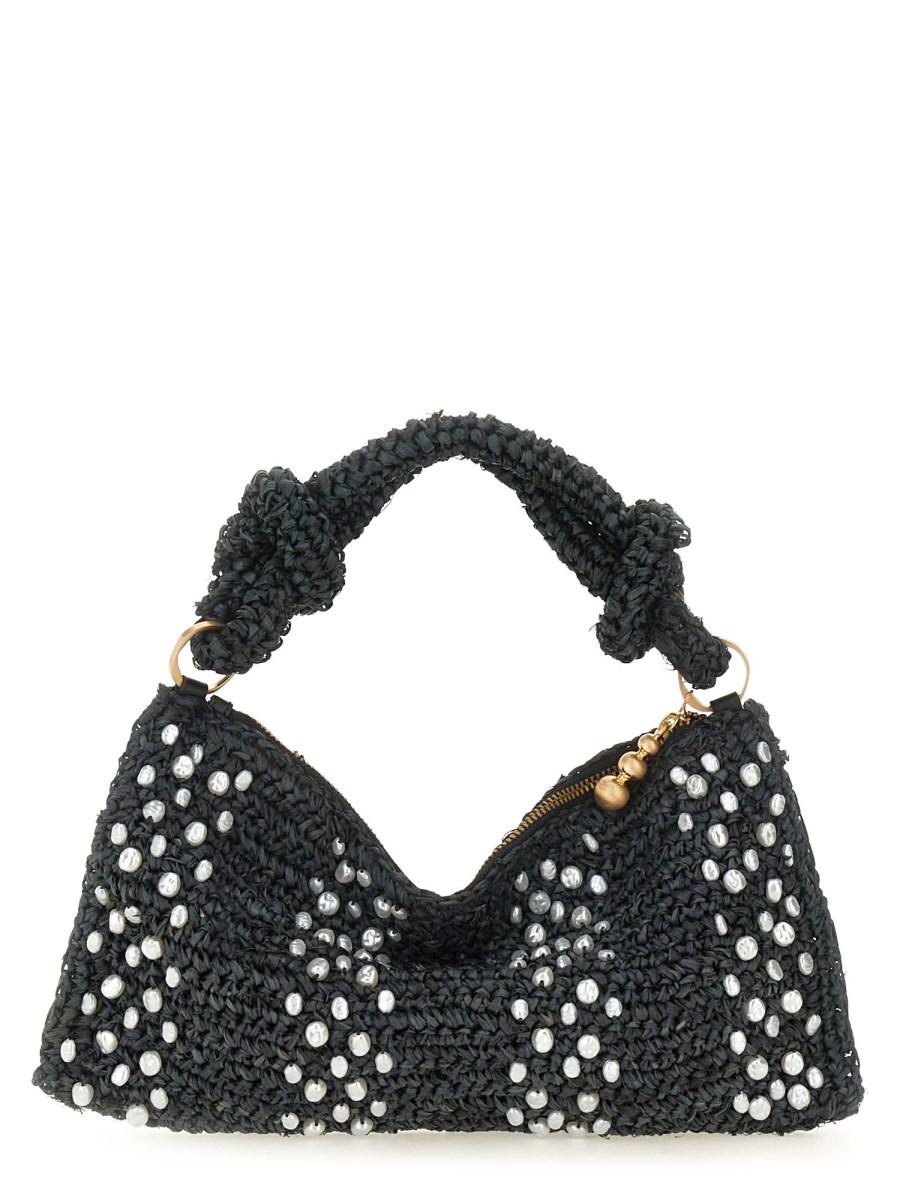 CULT GAIA BORSA HERA NANO IN RAFFIA Offerte speciali