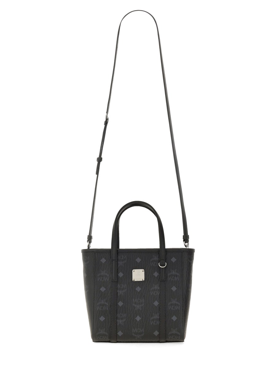 MCM BORSA SHOPPER TONI MINI IN VISETOS CON TOP-ZIP Duty-free