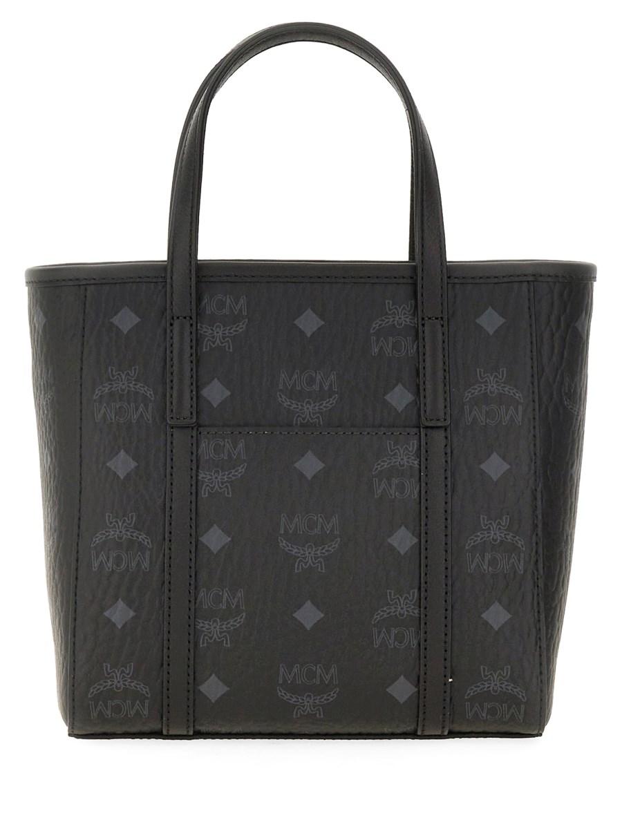 MCM BORSA SHOPPER TONI MINI IN VISETOS CON TOP-ZIP Duty-free
