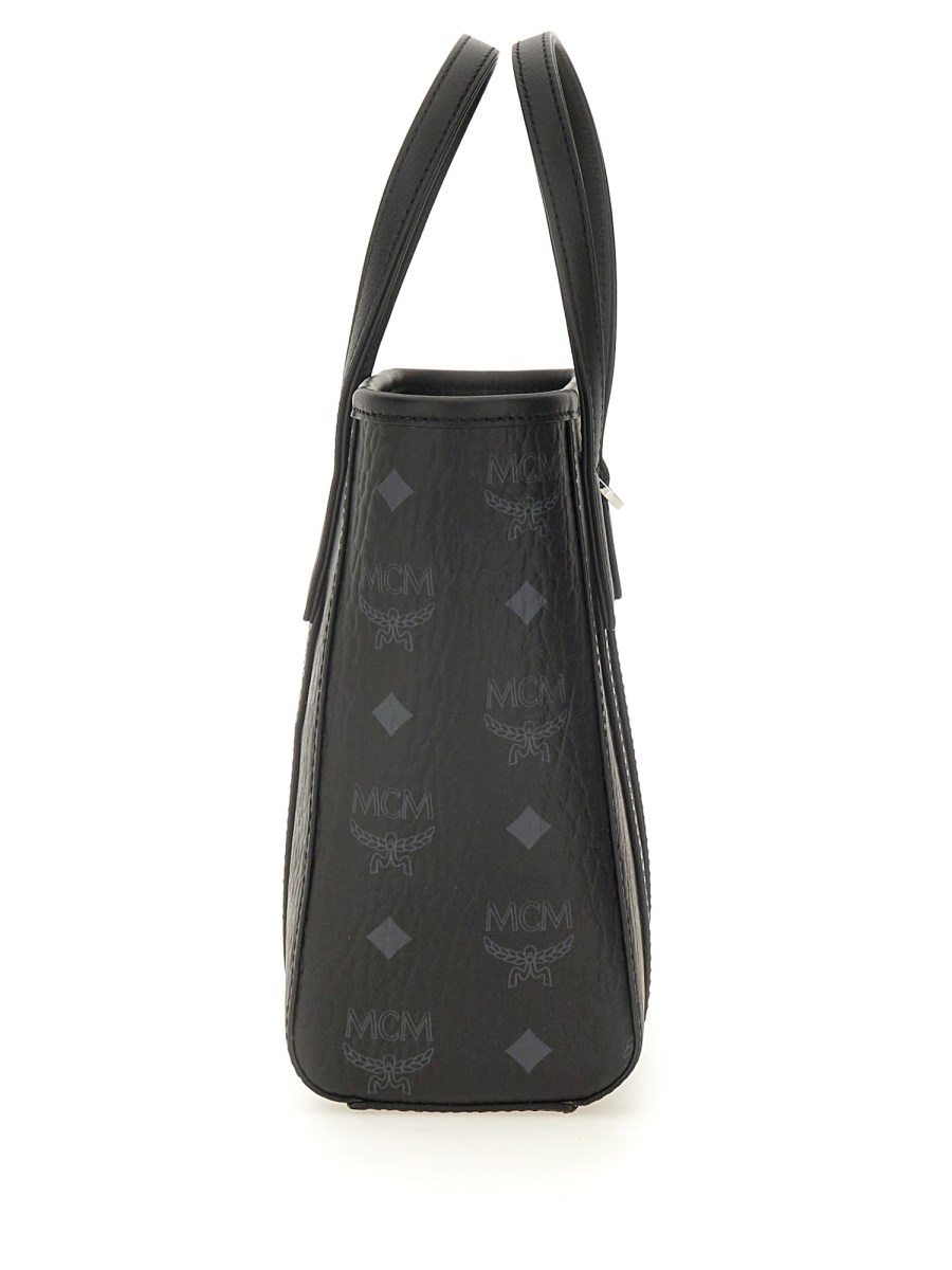 MCM BORSA SHOPPER TONI MINI IN VISETOS CON TOP-ZIP Duty-free