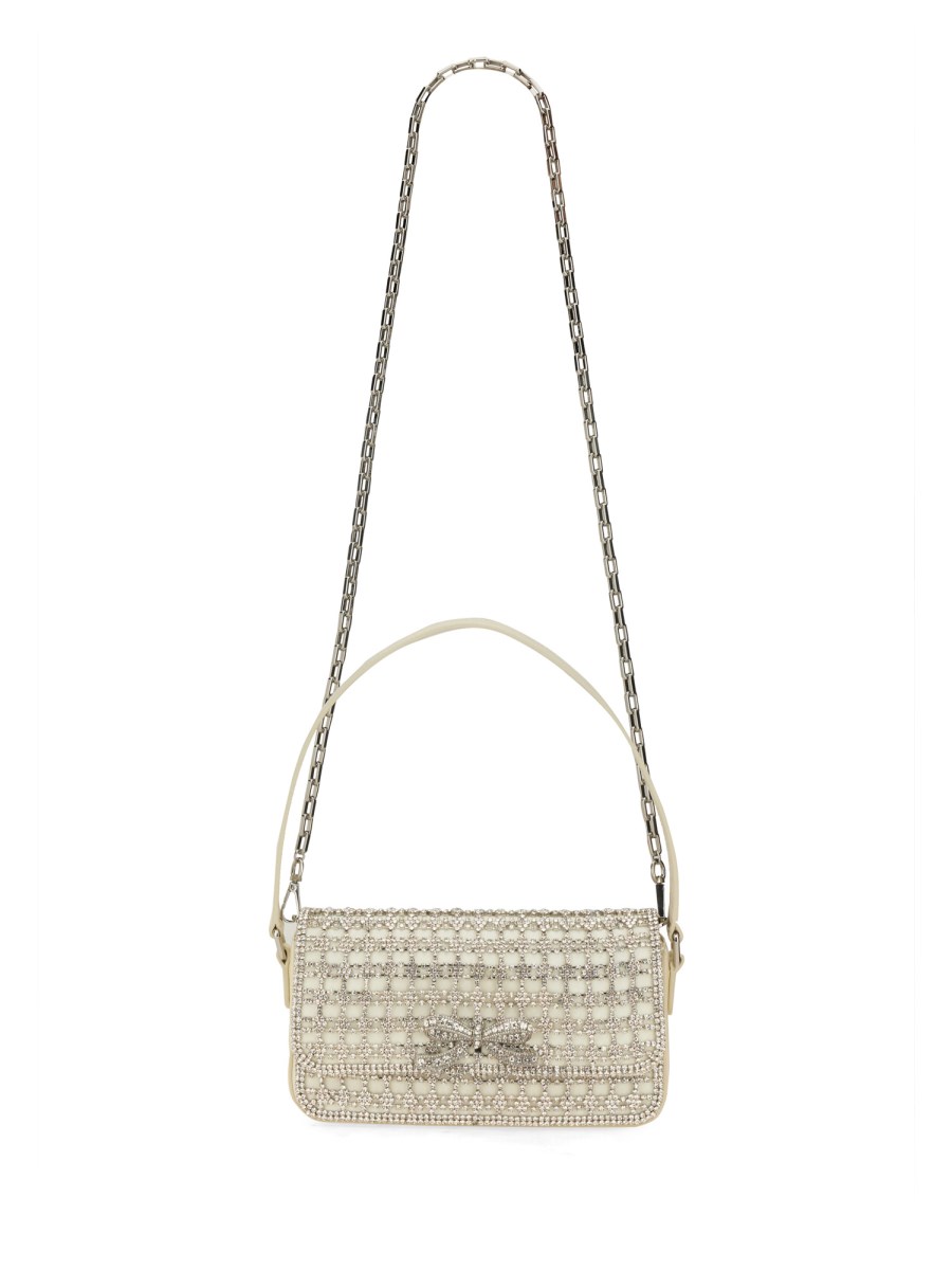 SELF-PORTRAIT BORSA BAGUETTE CRYSTAL 50% di sconto per tempo limitato