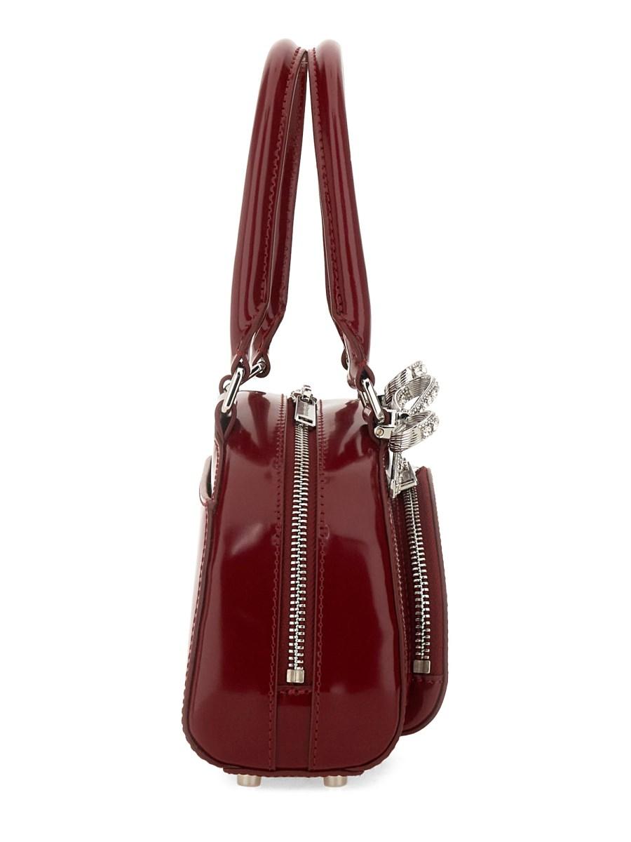 SELF-PORTRAIT BORSA CURVED IN PELLE Nuovo