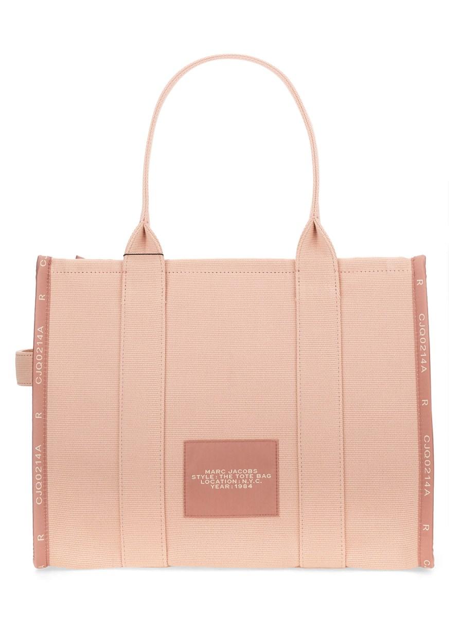MARC JACOBS BORSA THE TOTE JACQUARD LARGE IN TELA DI COTONE Spedizione Gratuita