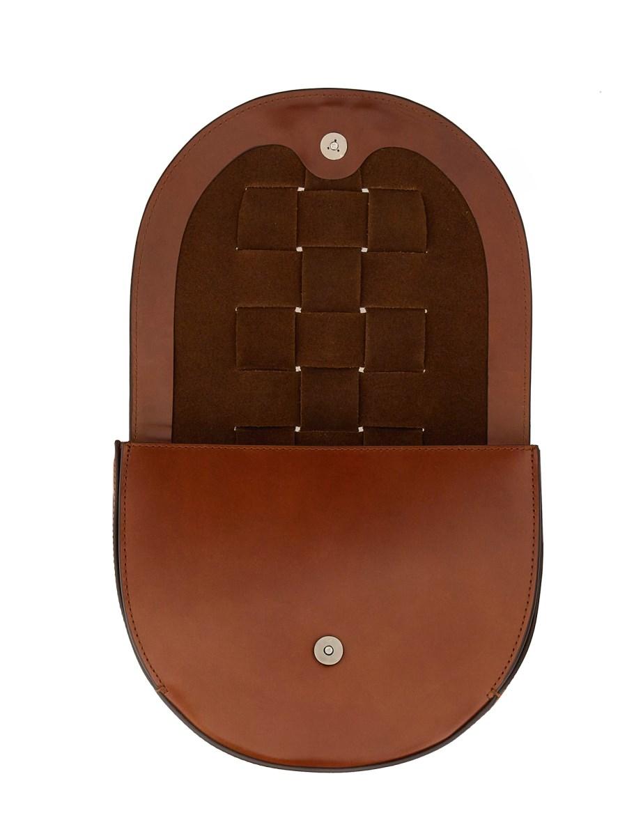 HEREU BORSA SINIA IN PELLE Outlet