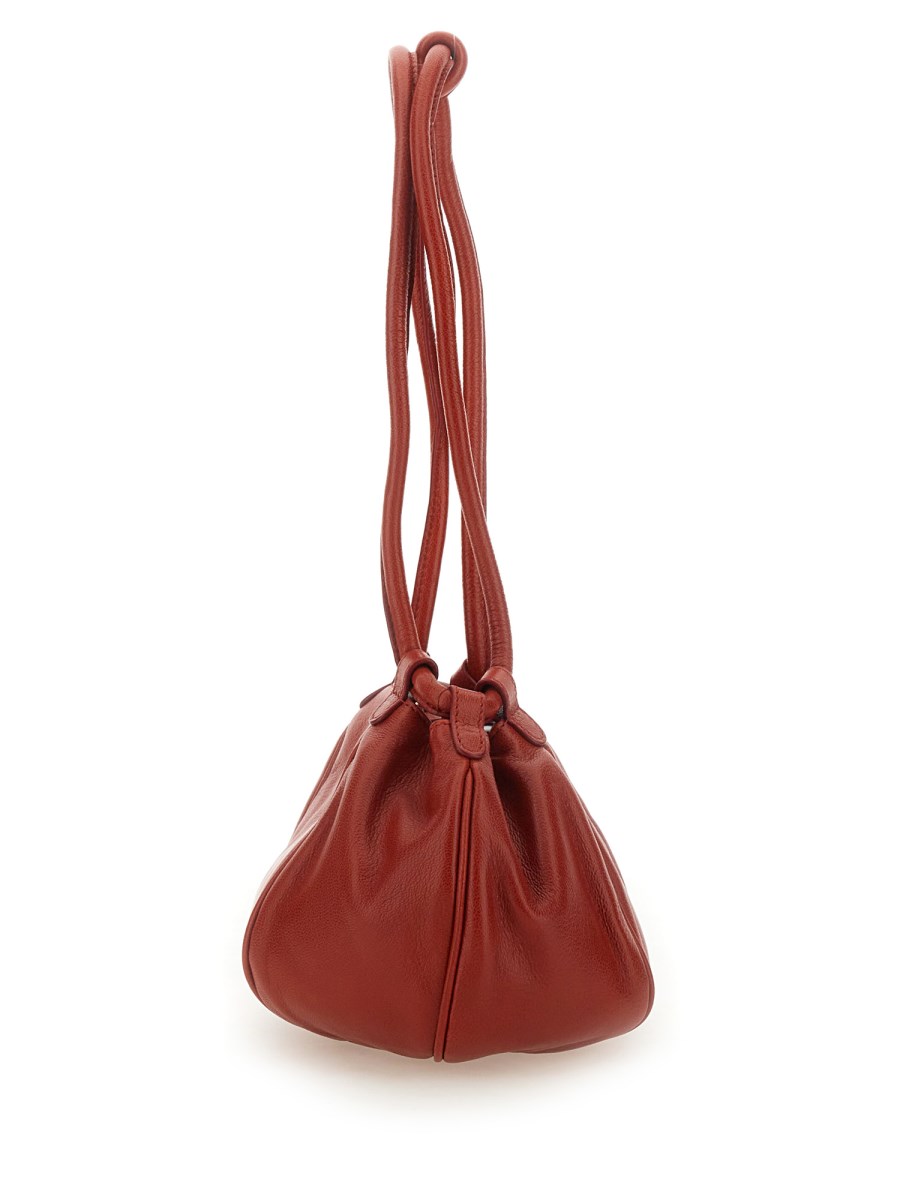 HEREU BORSA GLOBUL MINI SUPPLE SHINY IN PELLE Hotsell