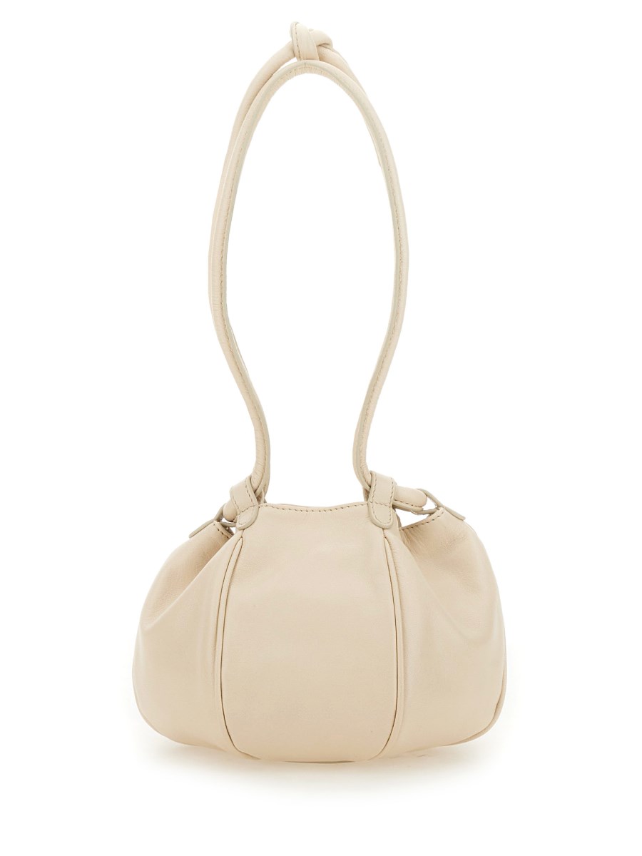 HEREU BORSA GLOBUL MINI SUPPLE SHINY IN PELLE Vendita Calda