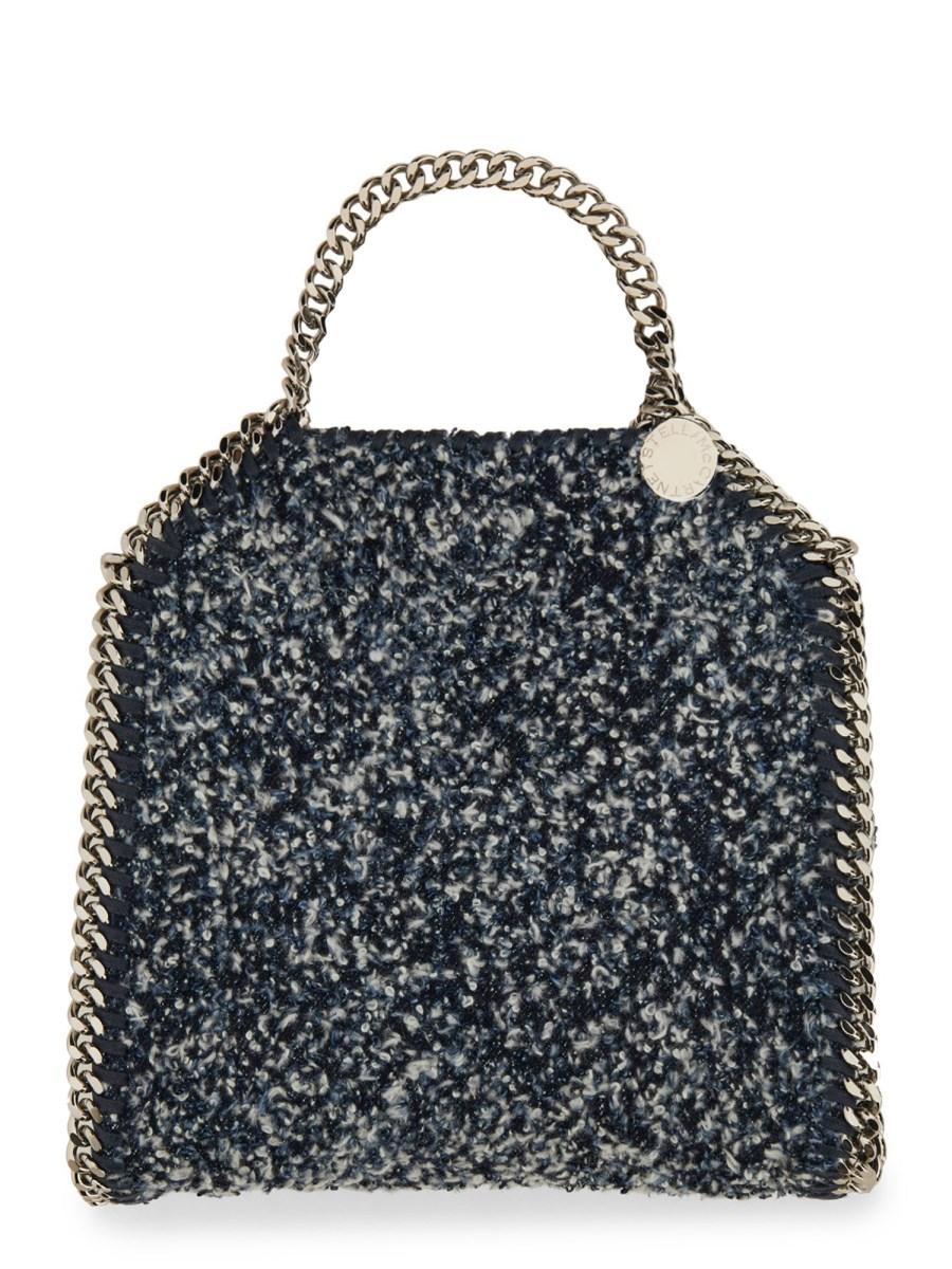 STELLA McCARTNEY BORSA FALABELLA TINY IN TWEED ECO DENIM I Più Venduti