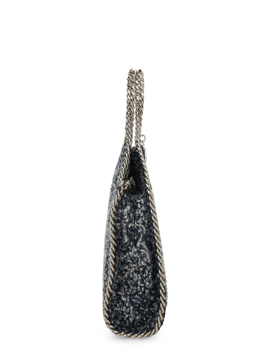 STELLA McCARTNEY BORSA FALABELLA TINY IN TWEED ECO DENIM I Più Venduti
