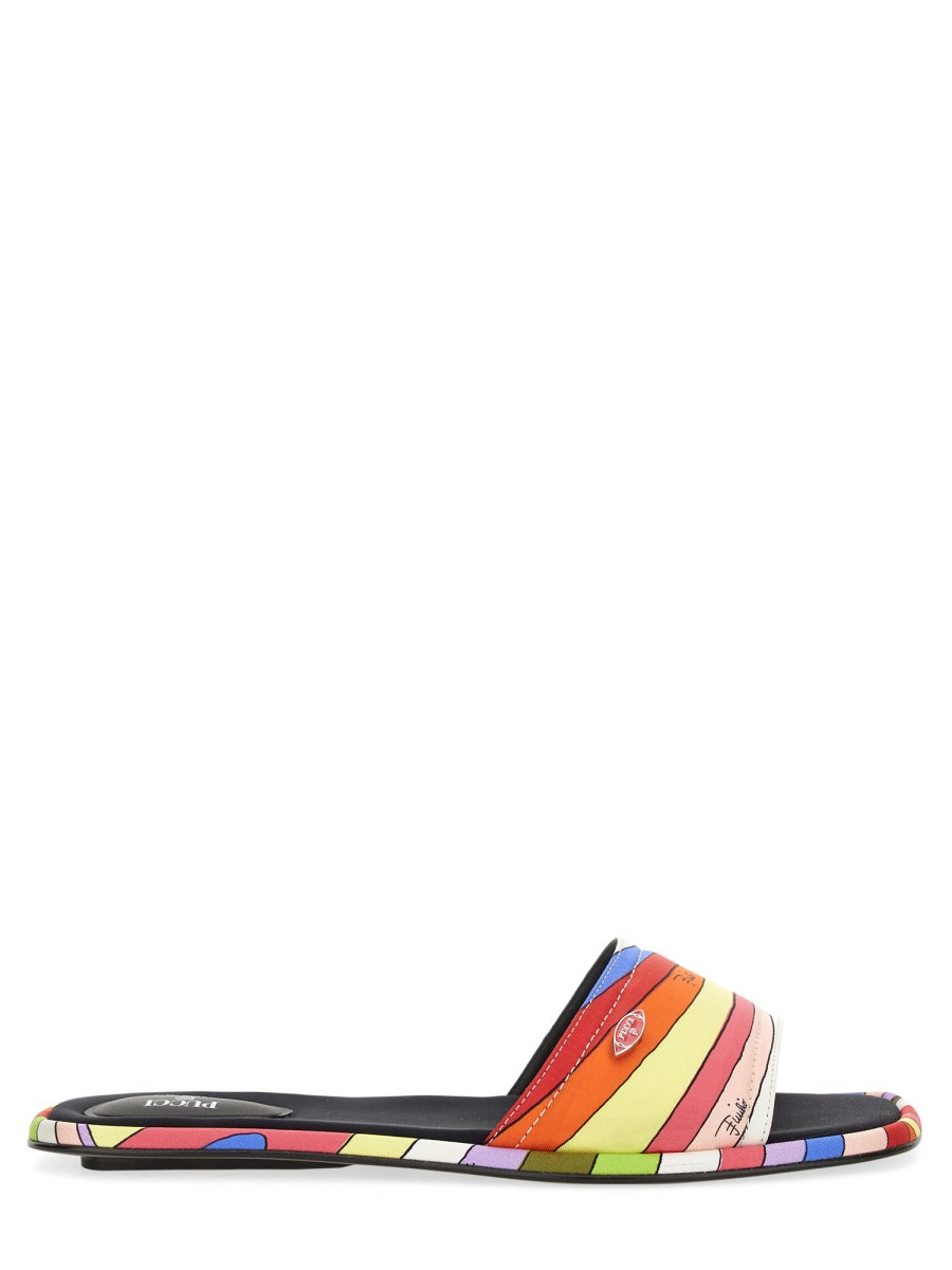 PUCCI SANDALO SLIDE CON STAMPA Shopping online