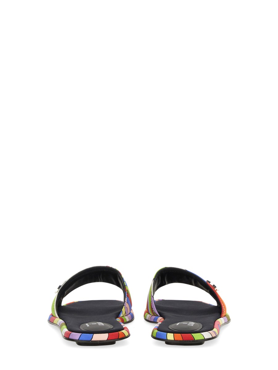 PUCCI SANDALO SLIDE CON STAMPA Shopping online